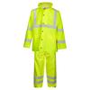 Kishigo S-M, Lime, Class 3 & Class E, Rainwear Set RW110-S-M